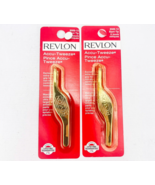 Revlon Accu Tweeze 8569 10 Slant Tip Tweezers Lot Of 2 Extra Wide Grip V... - $33.00 CAD