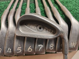 Ping Eye 2 Black Dot Golf Iron Set 2-PW Stiff Flex Steel Shaft ZZ Lite - $133.00