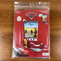 2007 Disney Pixar Car Lightening McQueen Felt Appliqué Christmas Stocking kit - £14.11 GBP