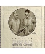 1920 BVD Underwear New York Advertisement Clothing Ephemera Circle - $19.99
