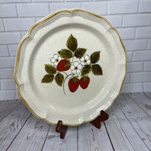 Mikasa Strawberry Festival  EB 801 Scalloped Platter Plate Oven 70&#39;s - 8... - $31.09