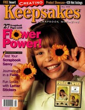 Creating Keepsakes Magazine May 2000 27 Scrapbook pages with Flower Power - £6.02 GBP