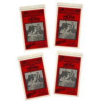 The Who Farewell Tour 1982 KWK St. Louis Checkerdome Stickers Lot of 4 - $585.70 MXN