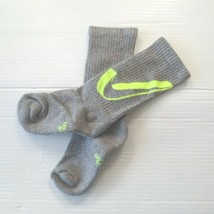 Nike Boys Everyday Cushioned Crew Socks - SX6955 - Light Gray - Size M - NEW - $4.99