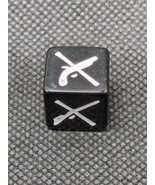 (1) Blood &amp; Plunder Marker Black Dice 15MM - $8.32 CAD