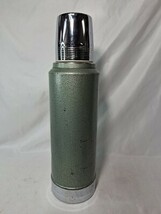 Vtg Stanley Aladdin 2 Quart 100 Cup Thermos A944B Green Inside, Stainles... - $19.40