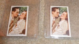 Lot of 2 1935 Gallagher Ltd Shots from Famous Film Joan Crawford Cigaret... - £20.50 GBP