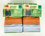 Fruit Of The Loom Fruitful Threads Mens 3pk Boxer Brief Underwear XL Lot... - £25.21 GBP