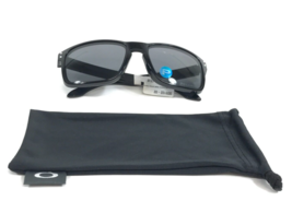 Oakley Sunglasses Holbrook OO9102-02 Polished Black Frames Grey Polarize... - $148.49