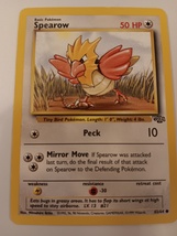 Pokemon 1999 Jungle Series Spearow 62 / 64 NM Single Trading Card - $7.99