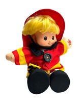 Fisher Price Little People Learn to Dress Talking Fireman Firefighter Ed... - £18.53 GBP