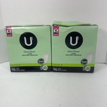 U by Kotex Clean &amp; Security Pantiliners Light Day Long 96 Liners - $13.96