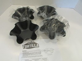 Perfect Tortilla Set of 4 Non Stick Taco Bowls New - £6.96 GBP