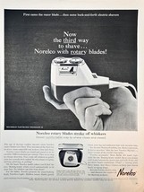 Norelco Shaver Rotary Blades Razor Wiskers-1963 Vintage Print Ad - $203.72 MXN