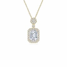 ANGARA Lab-Grown Diamond Pendant Necklace in 14k Solid Gold (Carat-1.36Ct.tw) - £1,927.33 GBP