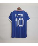 France 1982/83 Home Short Sleeve Shirt Name Set PLATINI#10 - $33.25