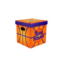 Space Jam: A New Legacy Orange Storage Bin Cube Organizer With Lid | 15 Inches - £27.77 GBP