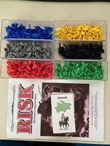 Risk The World Conquest Board Game Parker Brothers 1993 Pieces Cards Ins... - £11.54 GBP