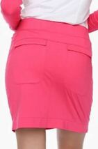 NWT BELYN KEY Melon Hot Pink Essential Jersey Knit GOLF SKORT XS S M L XL image 2