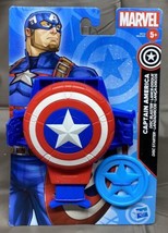 Marvel Comics Captain America Shield Gauntlet Disc Blaster Toy Hasbro - £10.95 GBP
