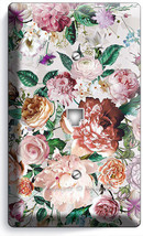 Victorian Floral Pattern Roses Peonies Phone Telephone Wall Plate Cover Hd Decor - £8.86 GBP