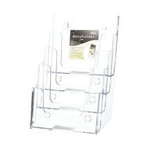 Deflecto 77901 Multi-tier Literature Display Holder for Wall or Desktop 4 Tier A - £25.55 GBP