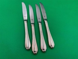 Set of 4 Gorham Silverplate MELON BUD Dinner Knives - $79.99