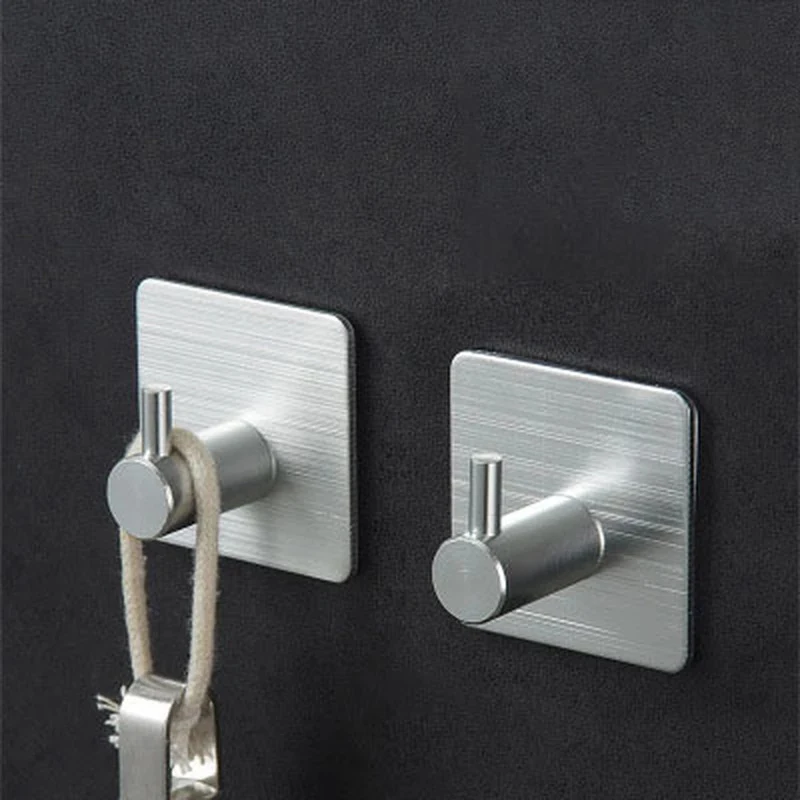 House Home 1PC Stainless Steel Self Adhesive Wall Coat Rack Key Holder R... - $25.00