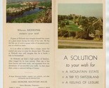  Mohonk Brochure New Paltz New York 1942 - $77.22