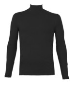 Jersey de Cuello Alto Hombre A Manga Larga Algodón Goma Sudadera Cotonel... - $16.64