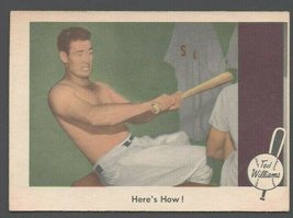 1959 Fleer Ted Williams # 74 Here’s How! Ex Mt Oc Boston Red Sox - £10.29 GBP