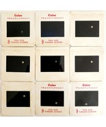 1989 Full Moon Lunar Lot Of 9 Pcs 35mm Slides Landscape Astronomy E50G - $369.57 MXN