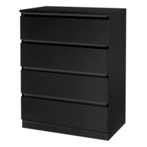 FCH Wood Simple 4-Drawer Dresser Black - $241.08