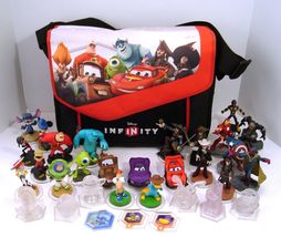 Disney INFINITY Figure Lot Toy Story, Pirates Caribbean, Incredibles Plus Case - £63.76 GBP