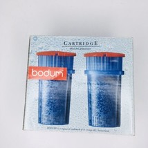 Bodum 2 Water Filter Cartridges Red No. 1342 C Jorgensen Denmark Switzerland - $19.30