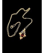 Coleman C.CO 10k Black Hills Gold Garnet Cross Pendant 1/20 14k 20in Nec... - €248,33 EUR