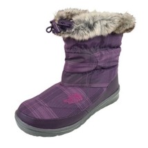 The North Face Nuptse Faux Fur IV Women Boots Purple Winter Snow AYCPA7A Size 11 - £66.56 GBP