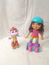 Dora The Explorer Skate And Spin Dora and Boots Fisher Price Pre-owned T... - $29.70