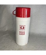 Vintage Aladdin  Thermos Bottle (1 Liter) White Red American Cotton Grow... - £10.98 GBP