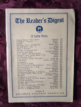 Reader&#39;s Digest December 1926 Will Durant Henry Ford Thomas Edison John Erskine - £36.10 GBP