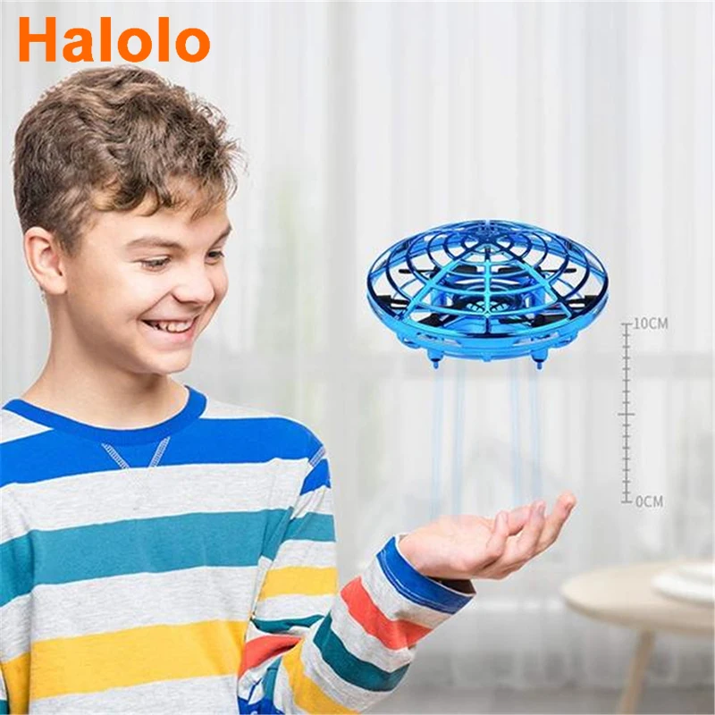 UFO Drone Kids Toys Fly Helicopter Infraed Hand Sensing Induction RC Air... - £15.50 GBP