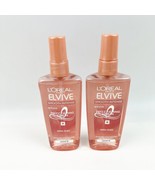 TWO L&#39;oreal Elvive Smooth Intense Frizz Taming Serum Kera Oleo Loreal 3.... - $64.99