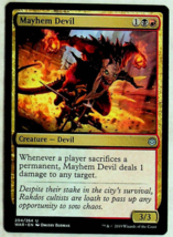 Mayhem Devil - War of the Spark - 2019 - Magic the Gathering - $2.99