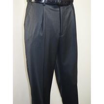 Mens Vitali Three Piece Suit Vested Sheen Sharkskin Business M3090 Navy blue image 12