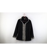 Vintage LL Bean Womens Medium Embroidered Flower Pennylane Plush Jacket ... - $138.86 CAD