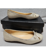 New $129 Talbots Gold Olympia Flats Size 7M Shoes (C2) - £37.11 GBP