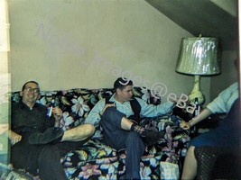 1959 Men Drinking Old Style Beer Apartment in Chicago Kodachrome 35mm Slide - £4.37 GBP