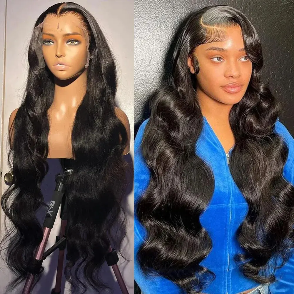 30 32 Inch Body Wave Glueless Wig Ready To Wear And Go Brazilian Lace Fro - £46.00 GBP+