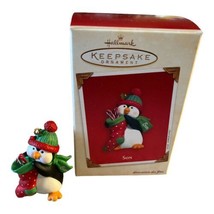 Vintage 2003 Hallmark Keepsake Christmas Ornament Son Penguin With Stocking - £6.18 GBP