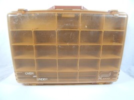 Vintage Plano 1257 Over and Under Fishing Multi Tray Tackle Box - £29.50 GBP